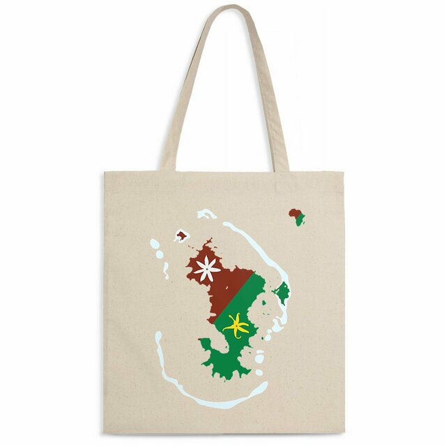 Image front Totebag léger - Premium - Ramani ya Maore - Carte de Mayotte - #accessoires