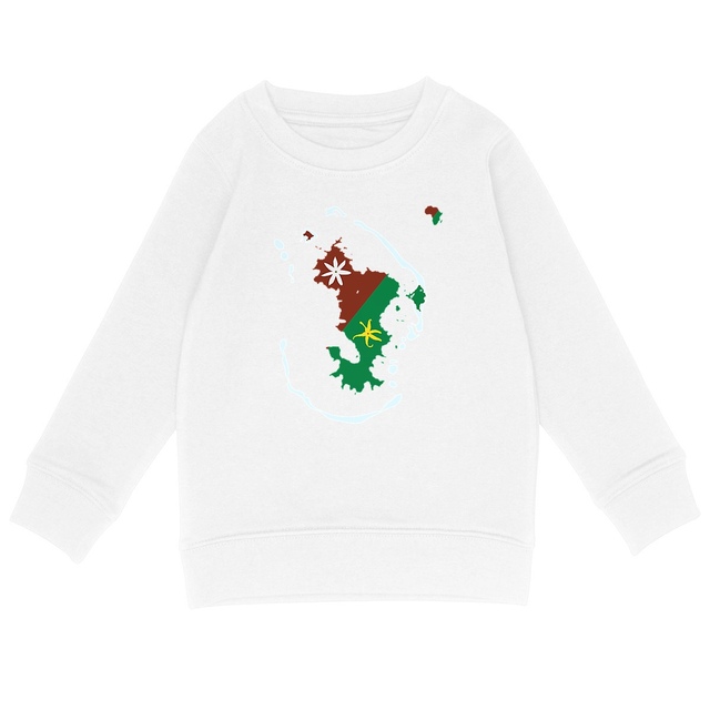 Image front Sweat-shirt Enfant - Premium - Ramani ya Maore - Carte de Mayotte 