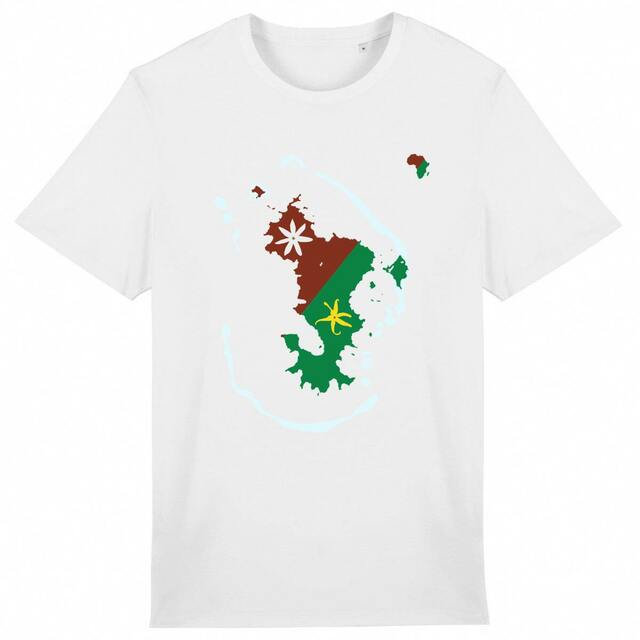 Image back T-shirt unisexe léger - Premium - Ramani ya Maore - Carte de Mayotte 