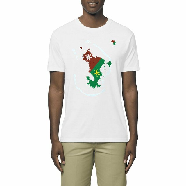 Image front T-shirt unisexe léger - Premium - Ramani ya Maore - Carte de Mayotte 