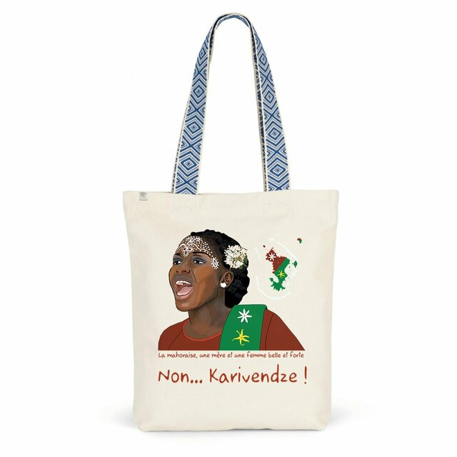Image back Totebag ethnique - Premium Plus - Karivendze