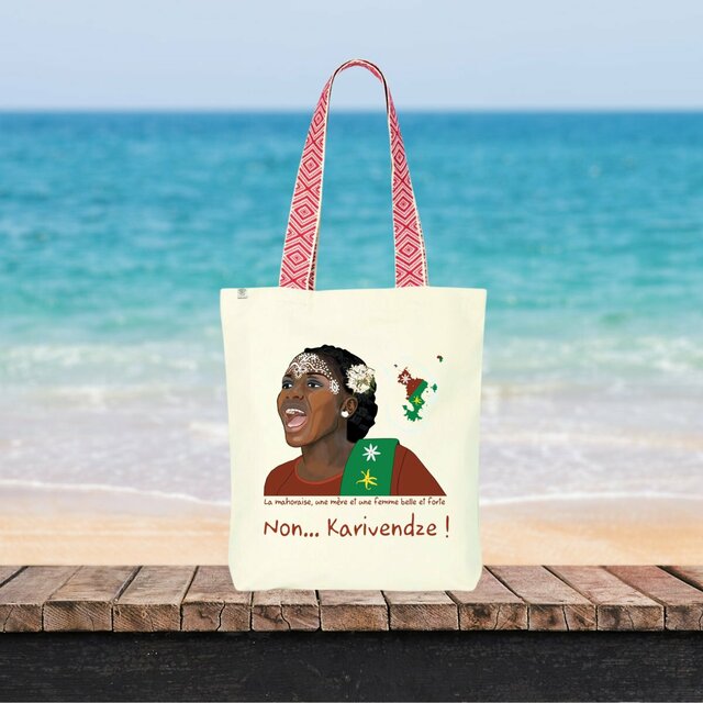 Image front Totebag ethnique - Premium Plus - Karivendze