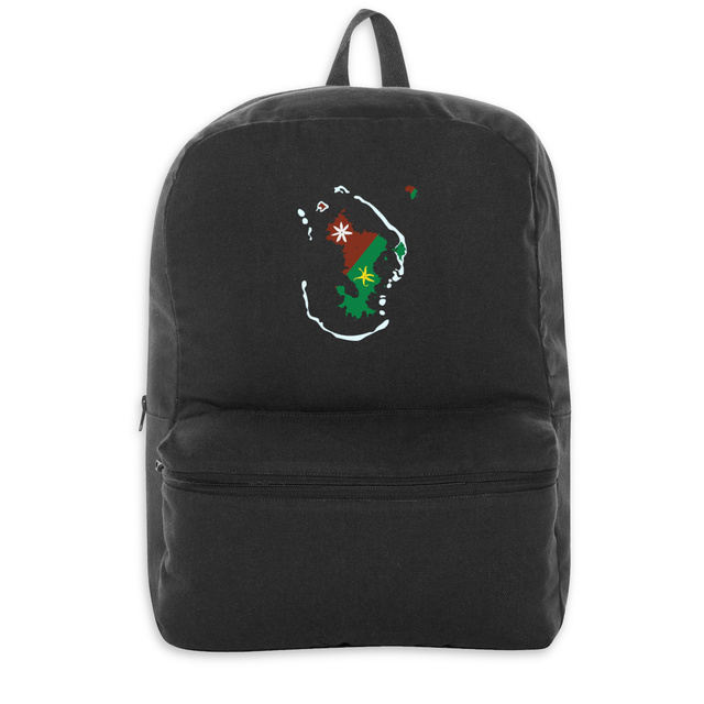Image back Sac à dos 100 % recyclé - Premium Plus - Ramani ya Maore - Carte de Mayotte - #accessoires