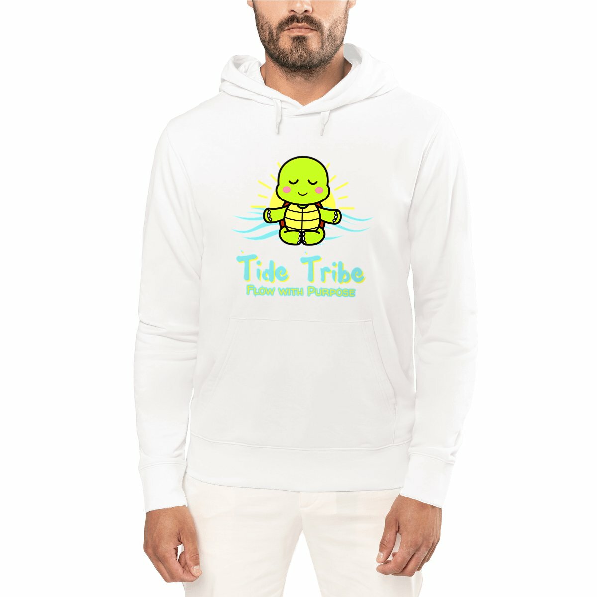 Image front Yogi Tide Tribe - Unisex Lightweight Hoodie