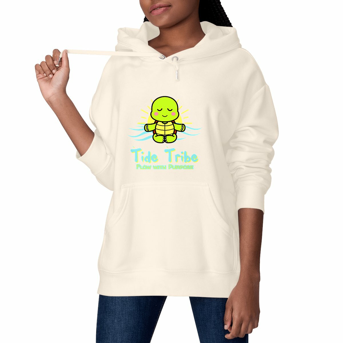 Image front Yogi Tide Tribe - Unisex Heavyweight Hoodie