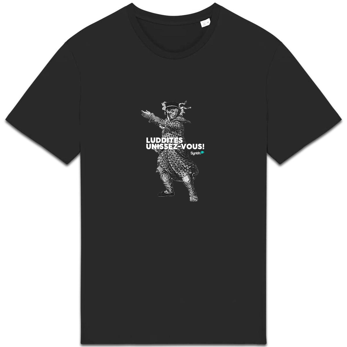 Image back T-shirt Unisexe épais - Luddites, Unissez-vous!