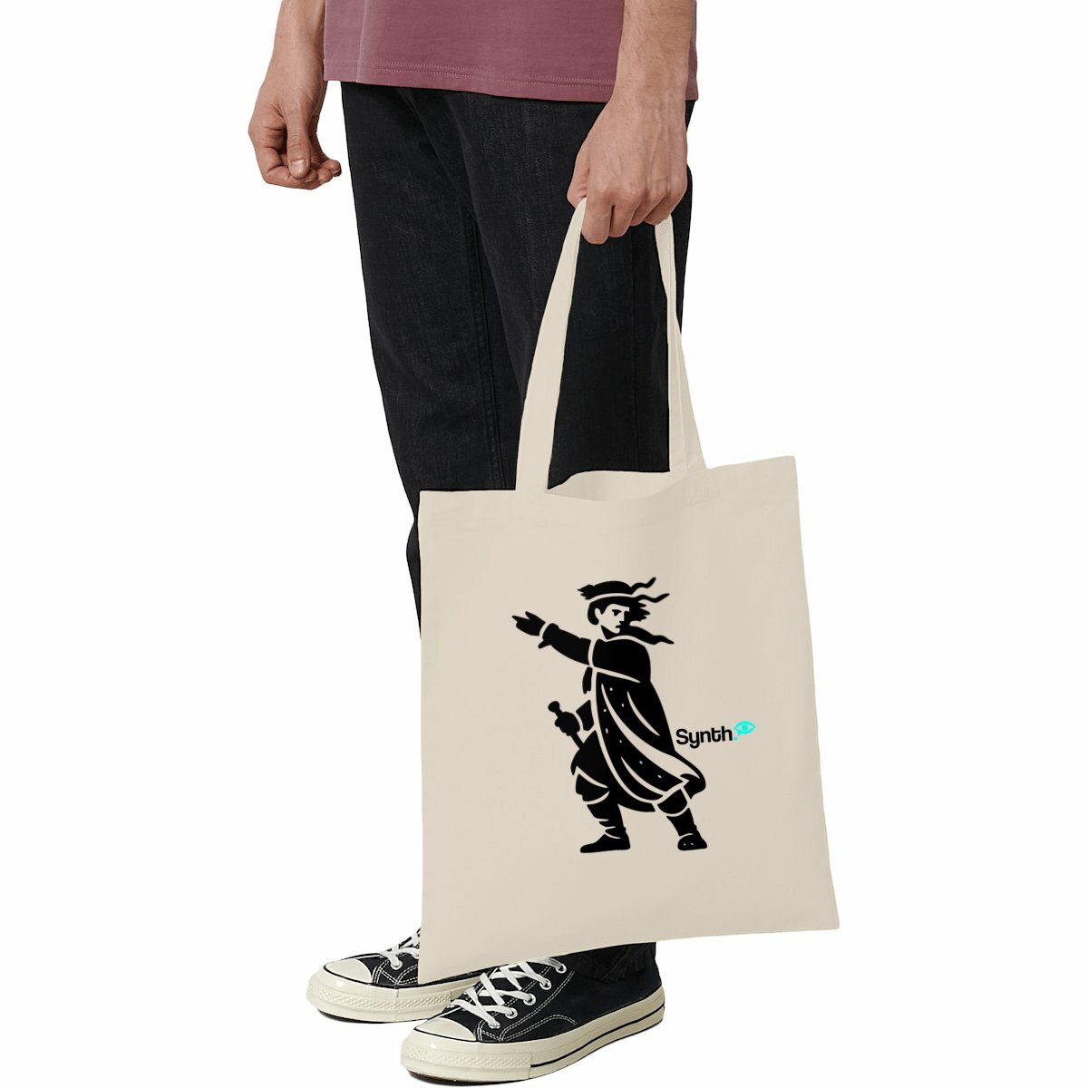 Image front Totebag léger moderne Luddite