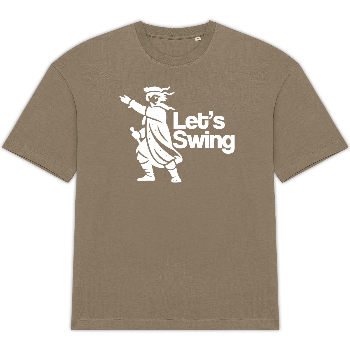 Image back T-shirt Unisexe Oversized Captain Swing