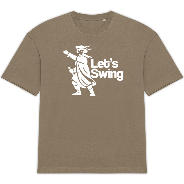Image back T-shirt Unisexe Oversized Captain Swing