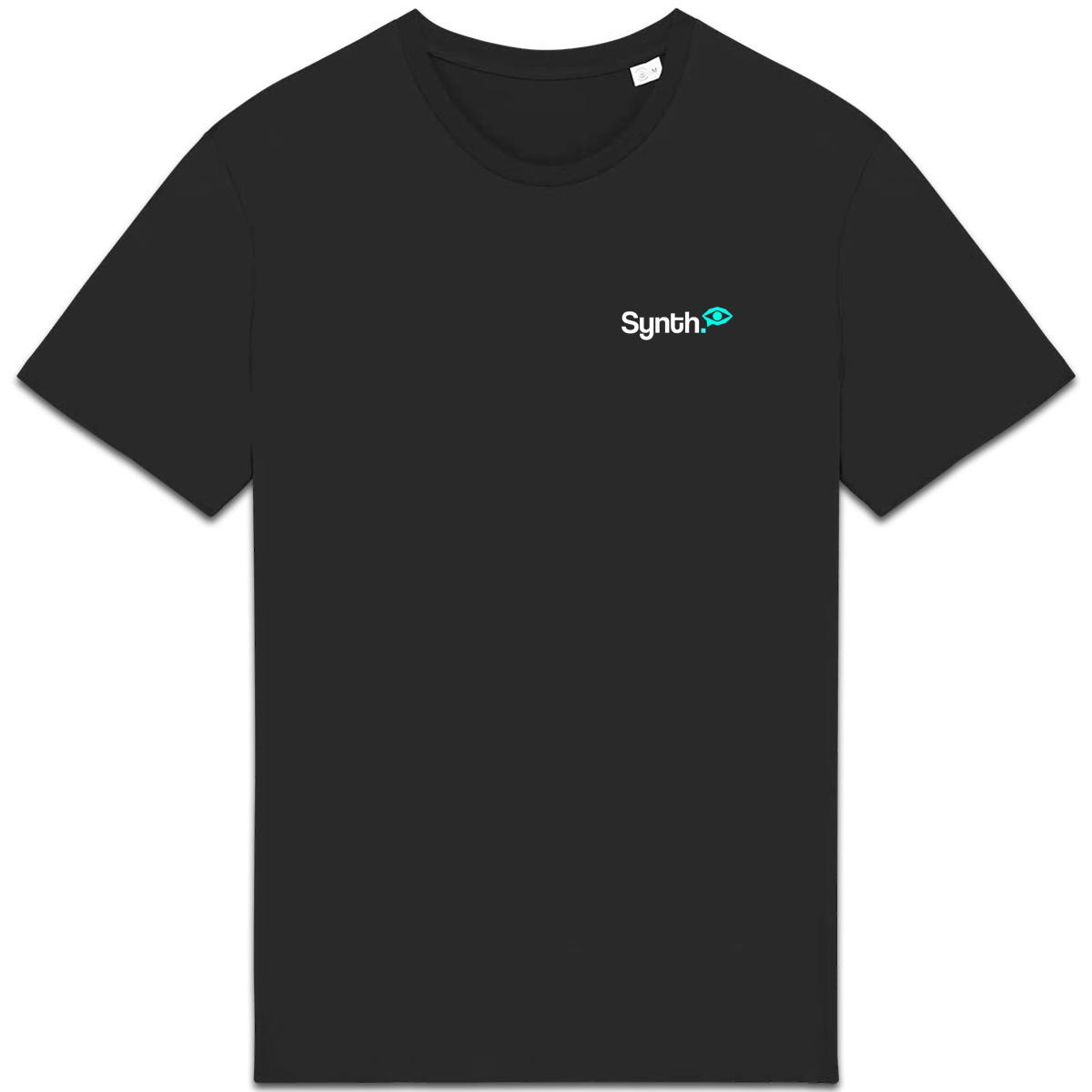 Image back Logo Synth bi-color - T-shirt Unisexe épais noir