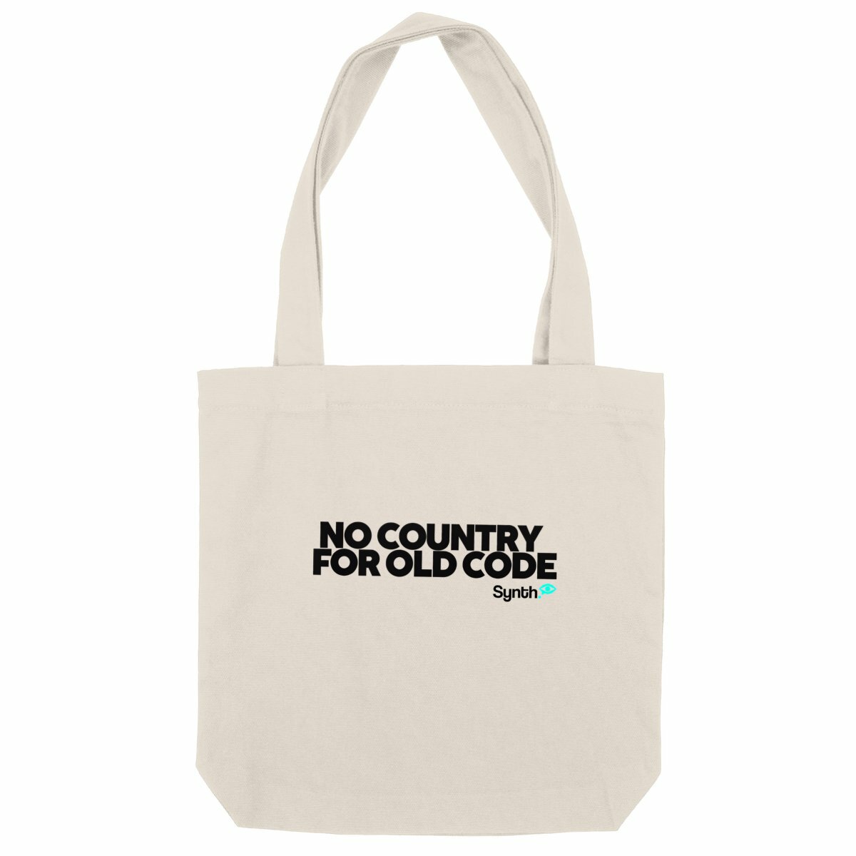 Image back Tot bag "No country for old code"