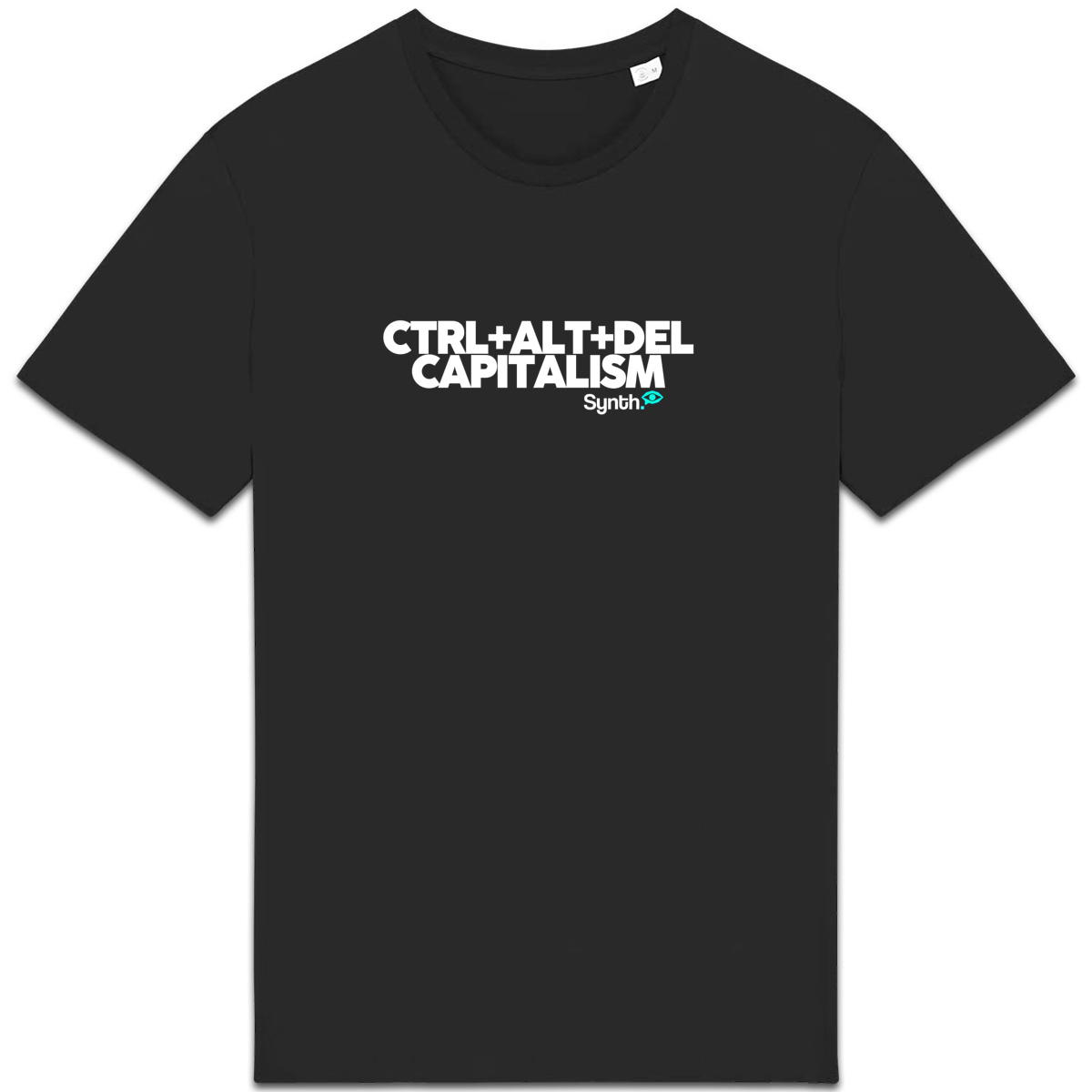 Image back Ctrl+alt+del Capitalism - T-shirt Unisexe épais noir