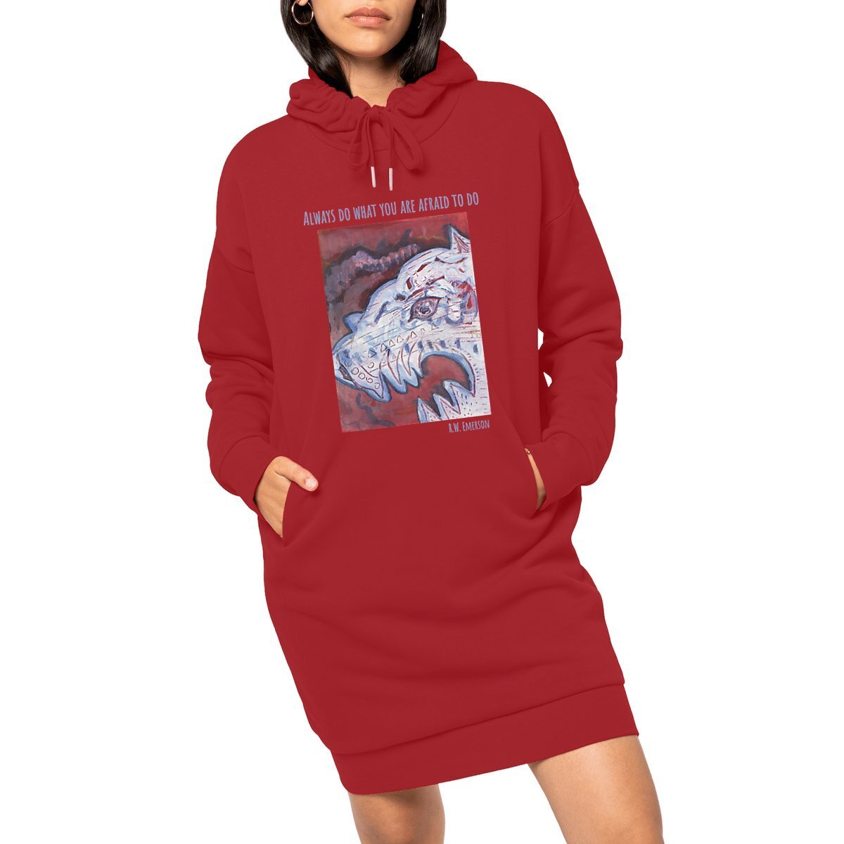 Image front Always do : robe sweat, 65 % coton bio, 35% polyester recyclé