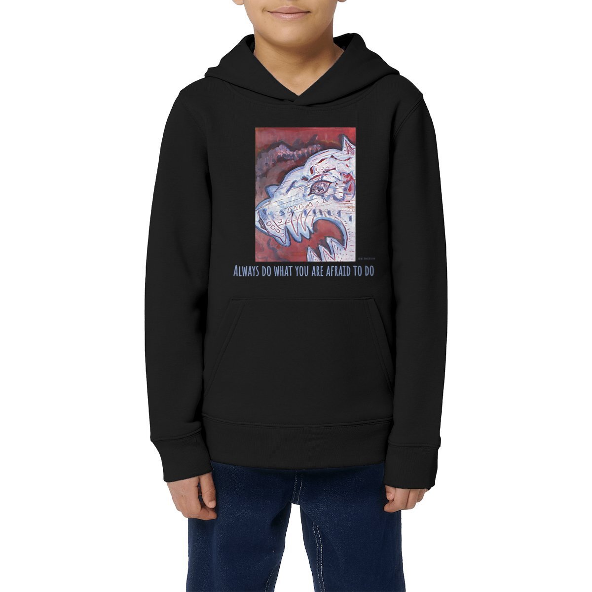 Image front Always do : Hoodie léger enfant 85% coton bio, 15 % polyester recyclé