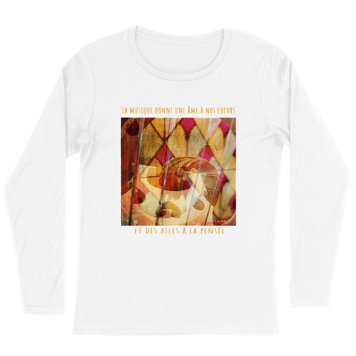 Image back Violoncelle aux Beaux-Arts : T-shirt femme coton bio