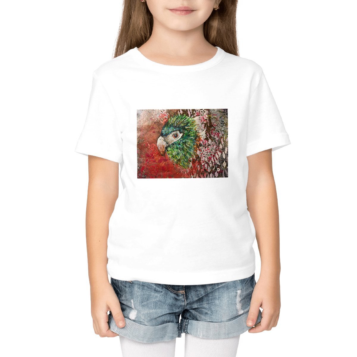 Image front Au plus fort de l’orage : T-Shirt enfant léger 100% coton en conversion bio