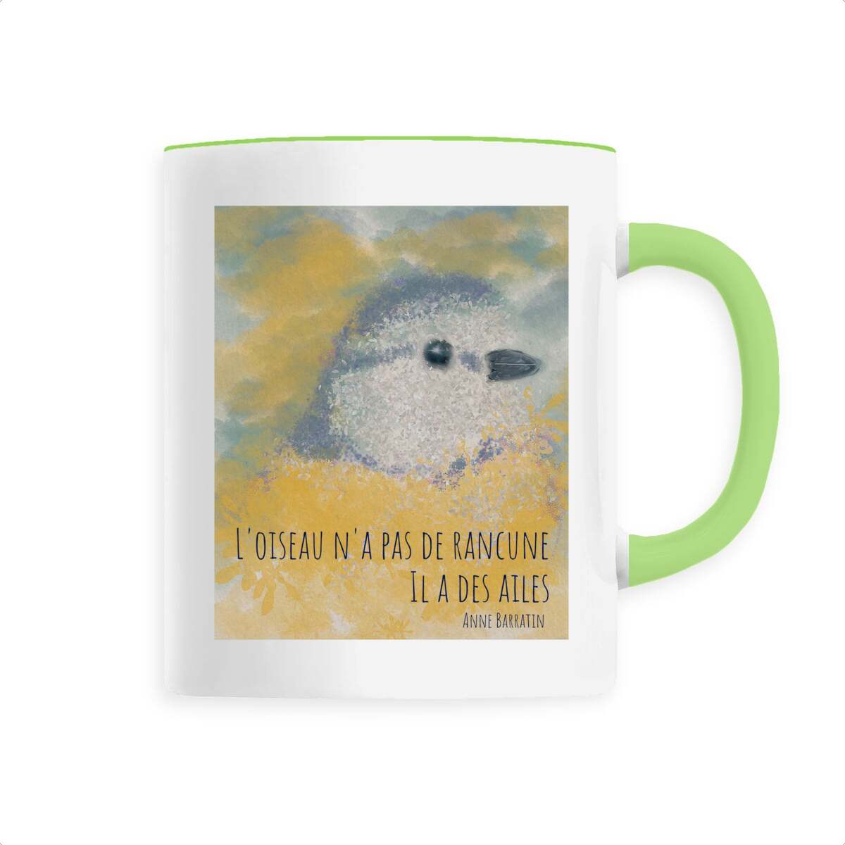 Image back L'oiseau n'a pas de rancune : mug céramique