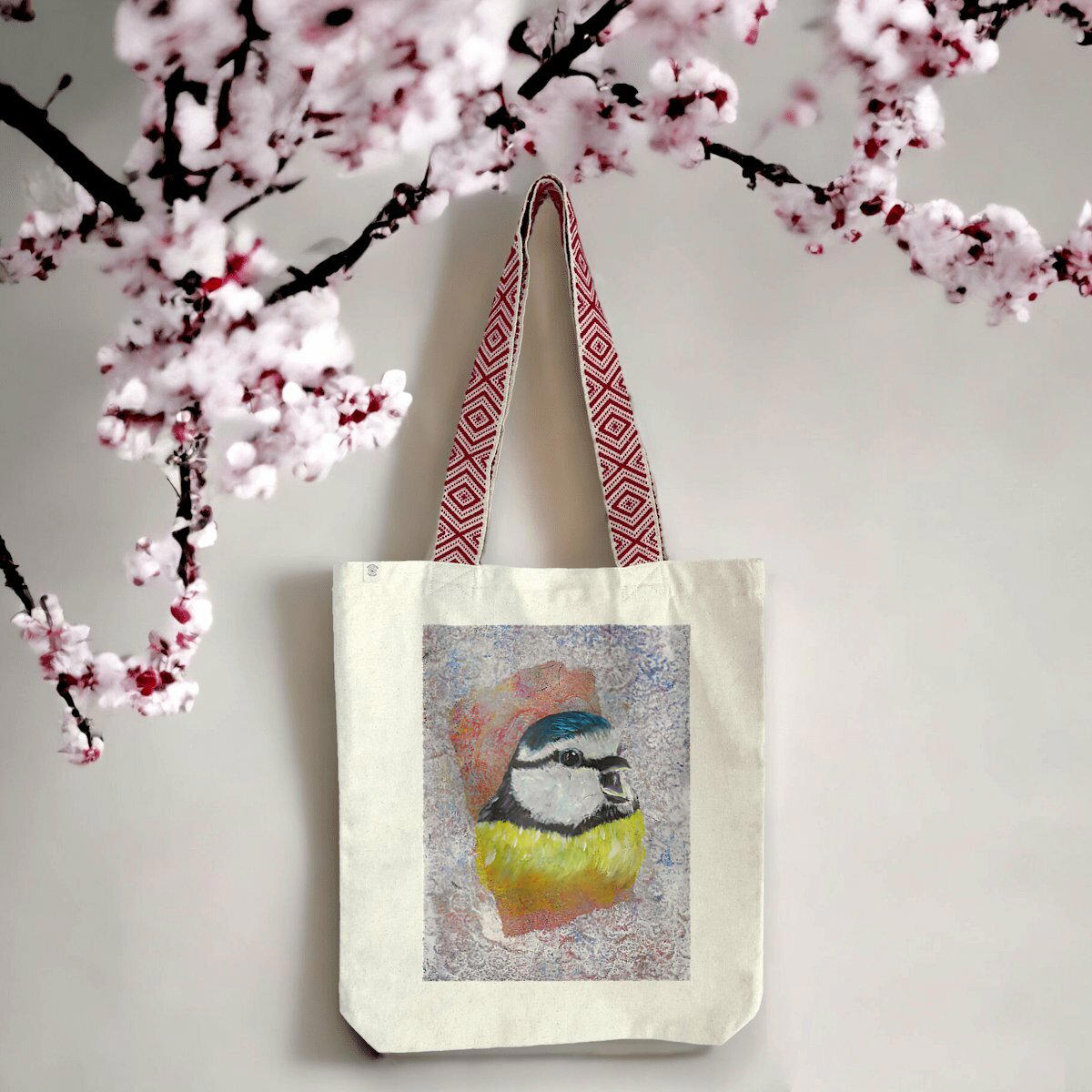 Image front Les maîtres du printemps : toute bag ethnique coton et polyester recyclés