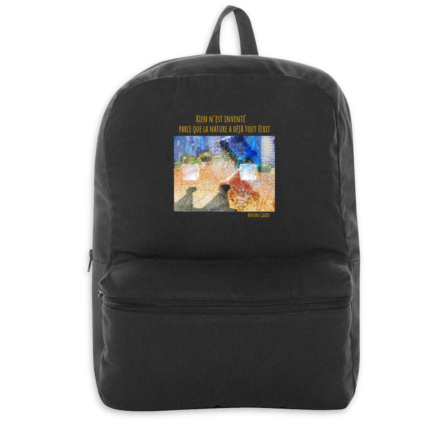 Image back Rien n'est inventé... : sac à dos coton et polyester recyclés