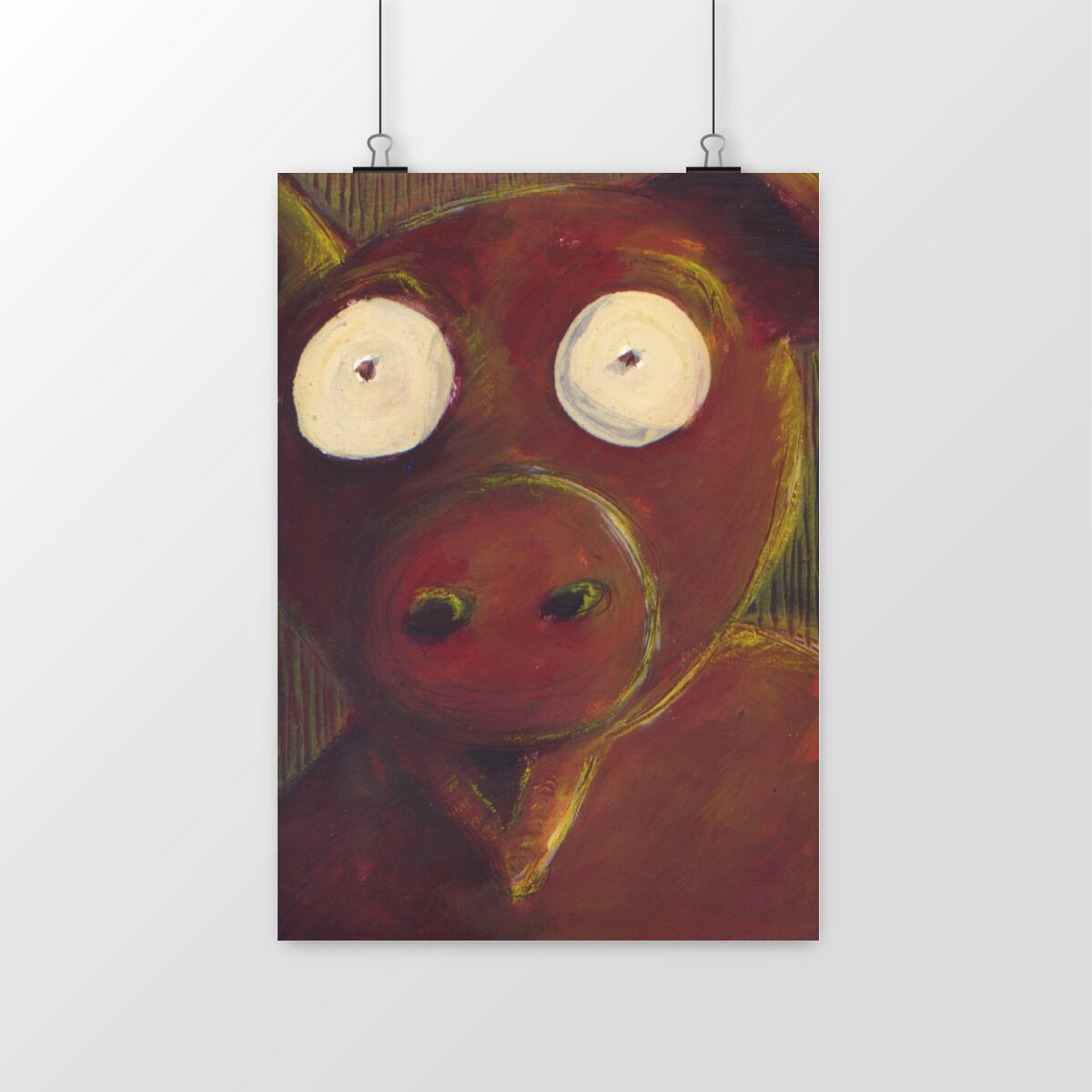 Image front Copains comme cochons Affiche Label Fsc