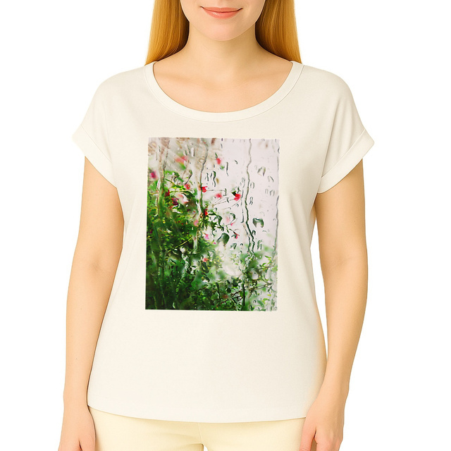 Image front T-Shirt femme Coton peigné bio