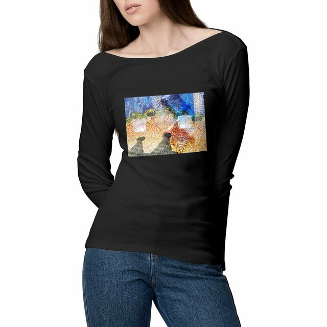 Image front Rien n'est inventé... : T-shirt manches longues coton peigné bio