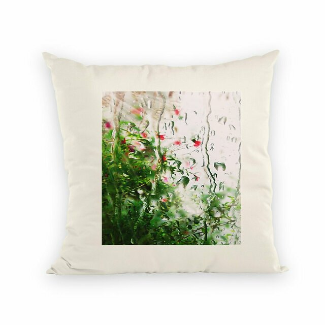 Image back Pluie des matins d'été... : coussin label commerce équitable