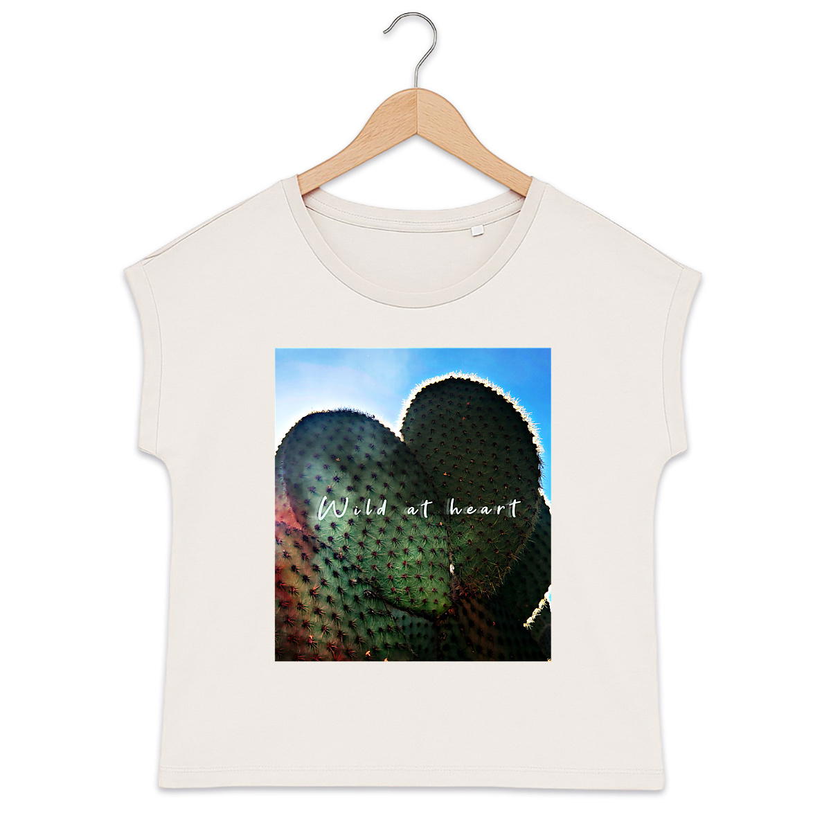 Image back Wild at heart : T-shirt coton peigné bio