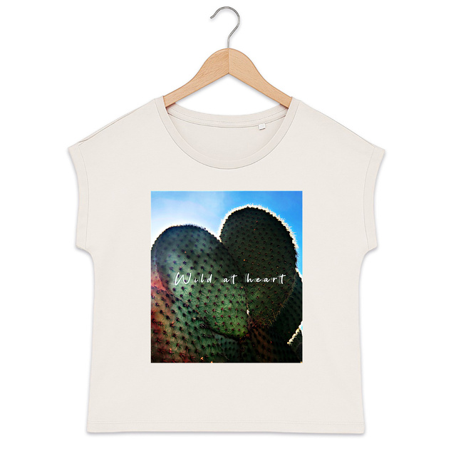 Image back Wild at heart : T-shirt coton peigné bio