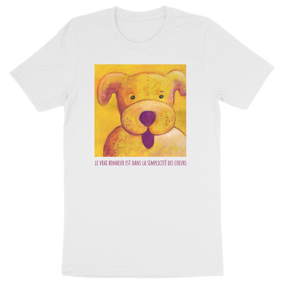 Image back La simplicité des coeurs : T-shirt 100% coton bio