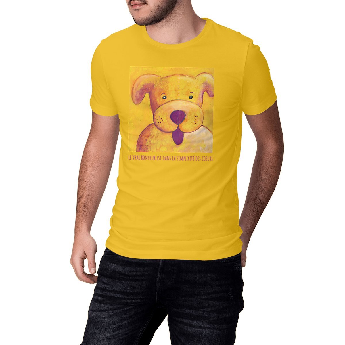 Image front La simplicité des coeurs : T-shirt 100% coton bio