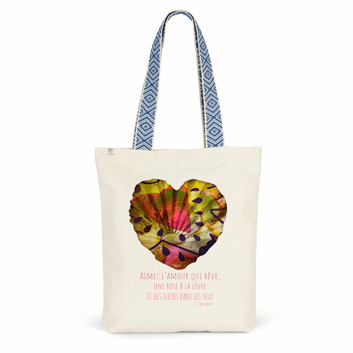 Image back Aimez l’amour qui rêve, totebag éco responsable 