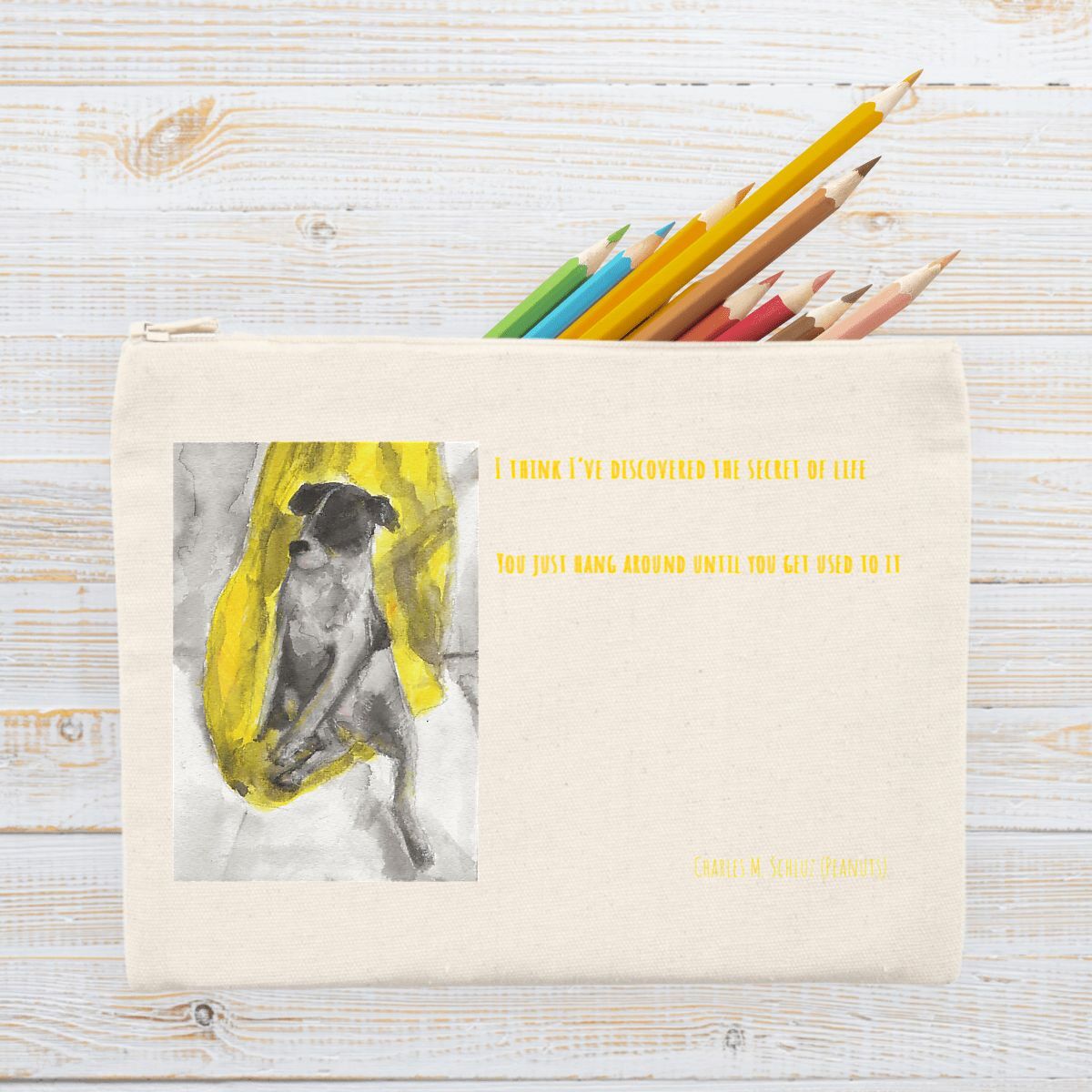 Image front The secret of Life : pochette coton recyclé