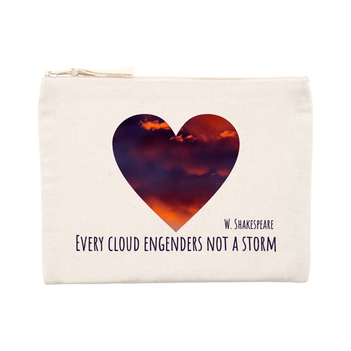 Image back Every cloud... : pochette 80% coton recyclé, 20% polyester