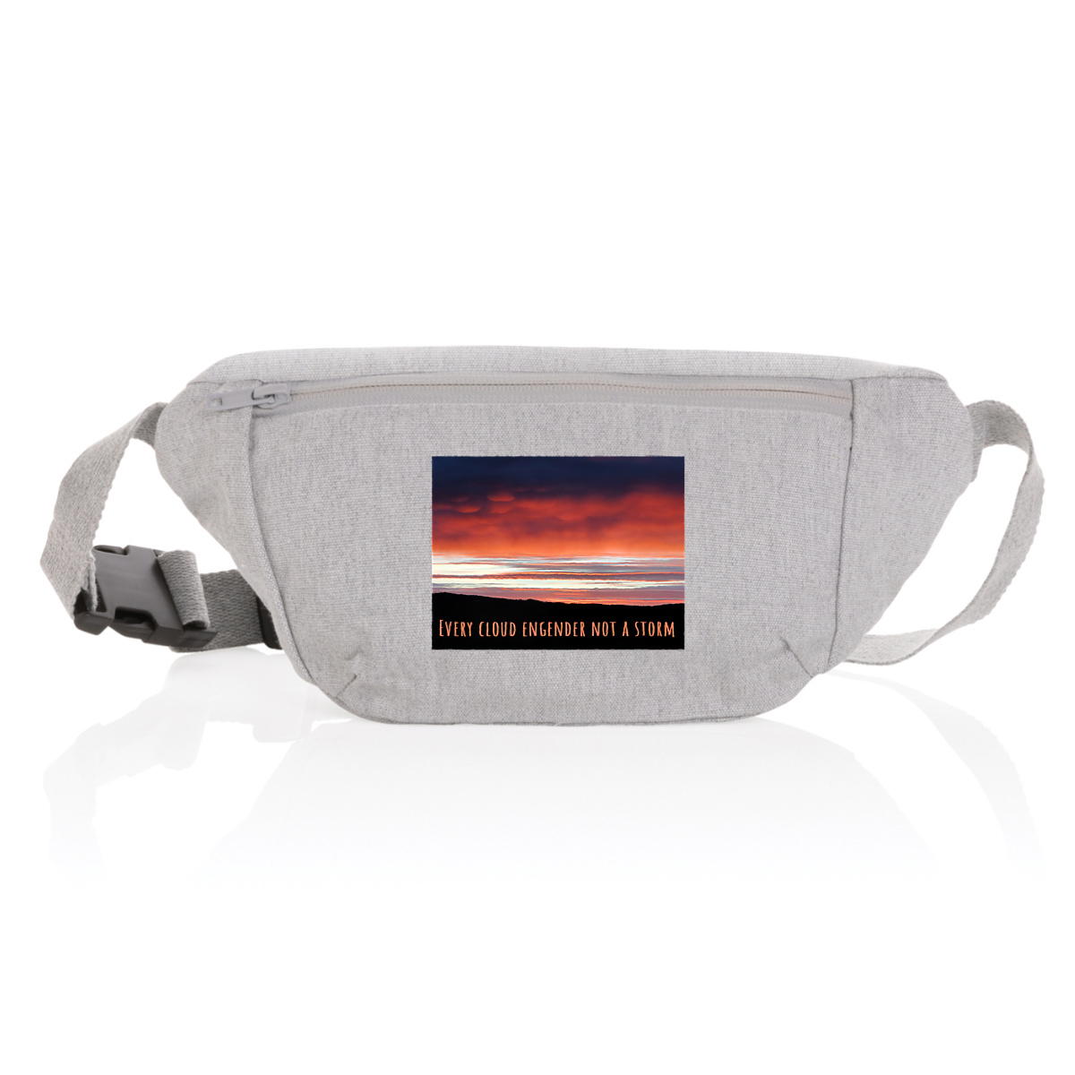 Image back Every cloud… : sac banane coton et polyester recyclés 