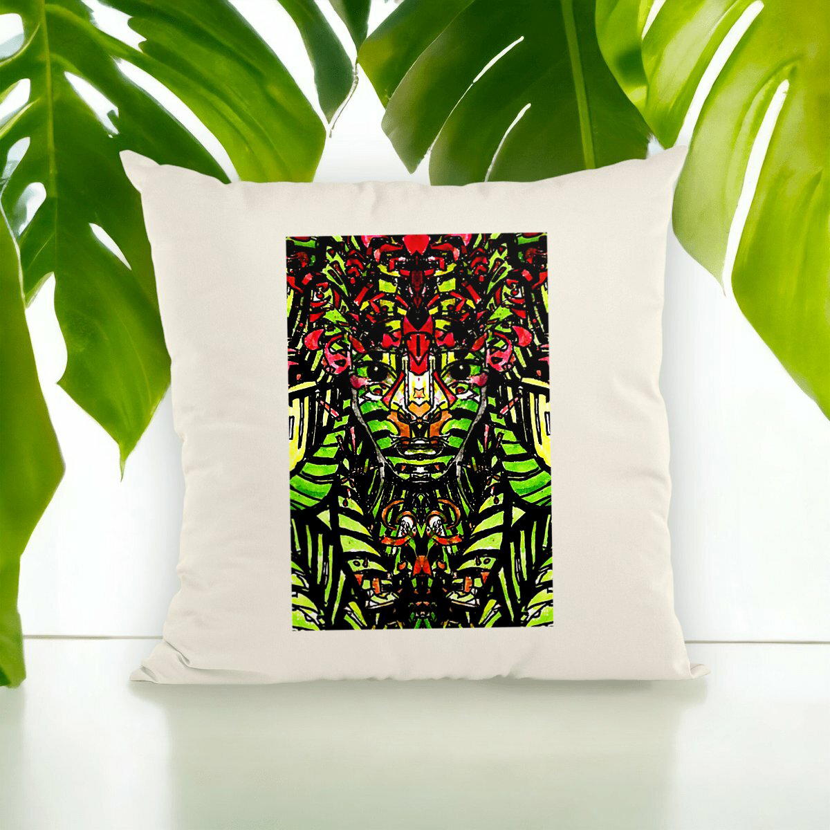 Image front Les couleurs de l’esprit : coussin commerce équitable 