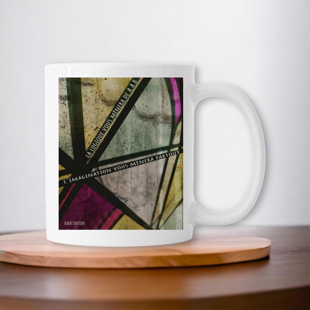 Image front La logique et l’imagination : mug céramique