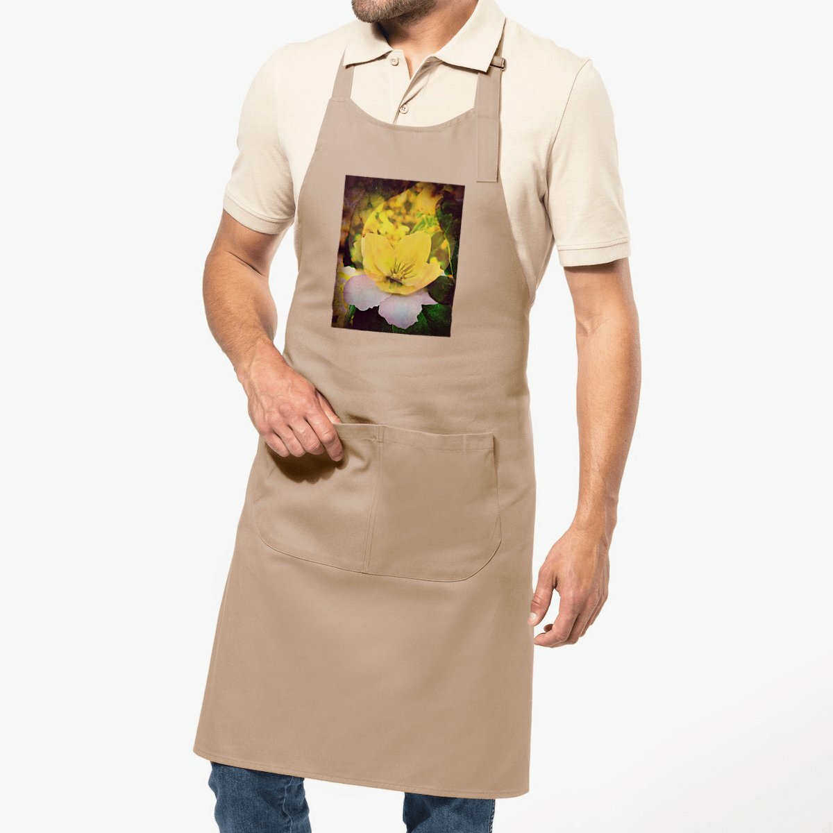 Image front Fruit et fleur : Tablier coton bio