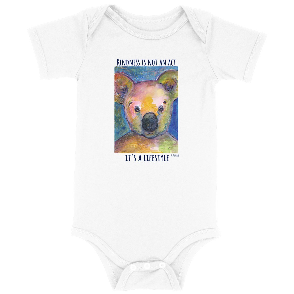 Image back Kindness : body bébé 100% coton bio