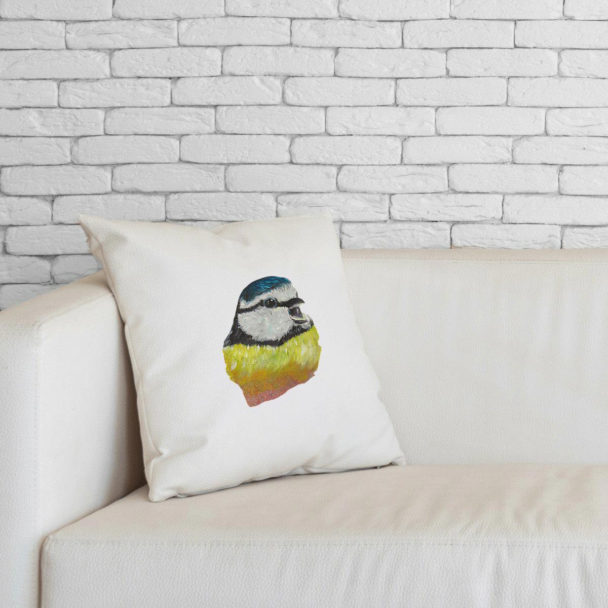 Image front Les maîtres du printemps : coussin commerce équitable 