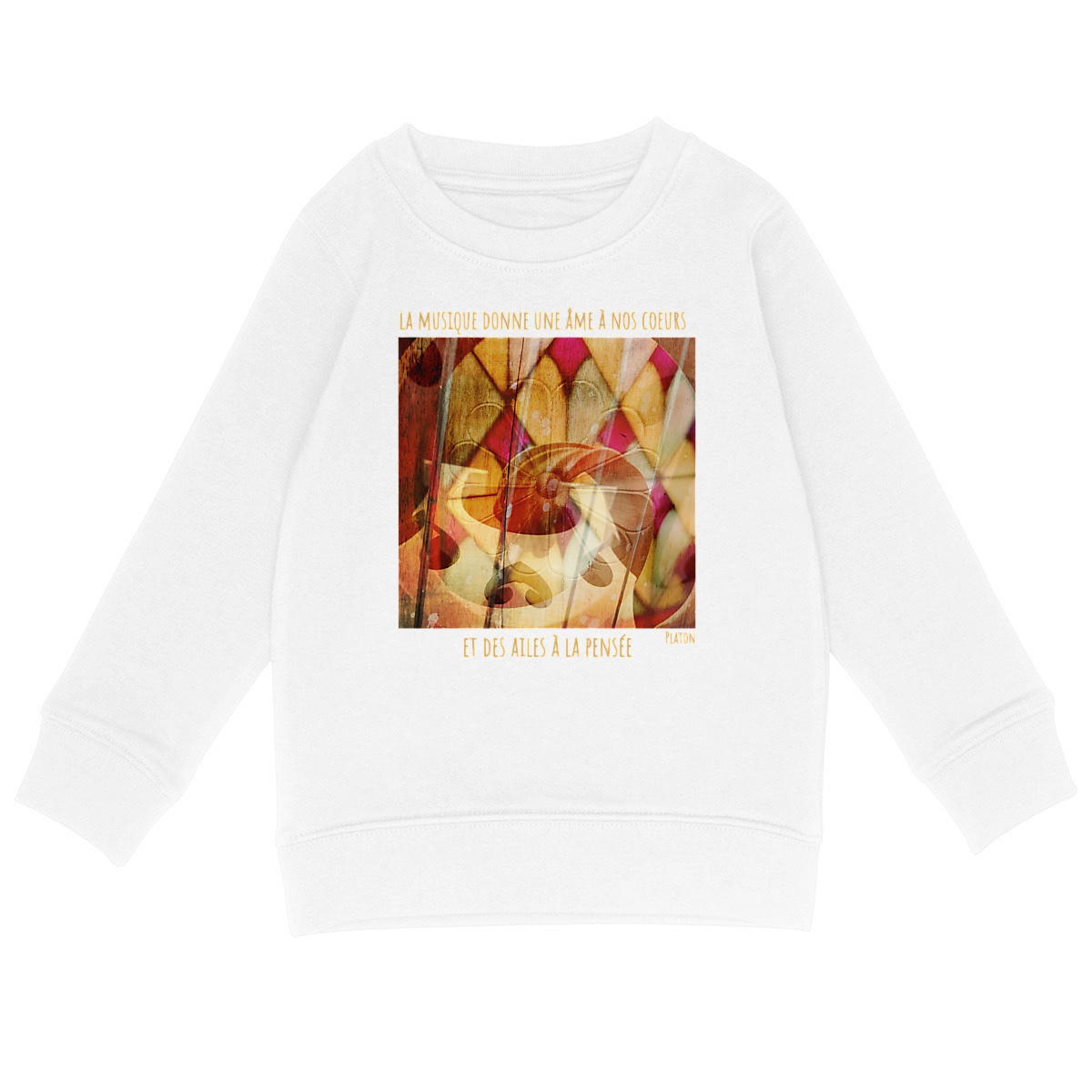 Image back La musique donne une âme à nos coeurs : sweet enfant 85% coton bio, 15% polyester recyclé