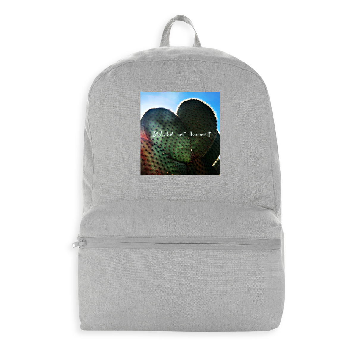 Image front Wild at heart : sac à dos coton et polyester recyclé