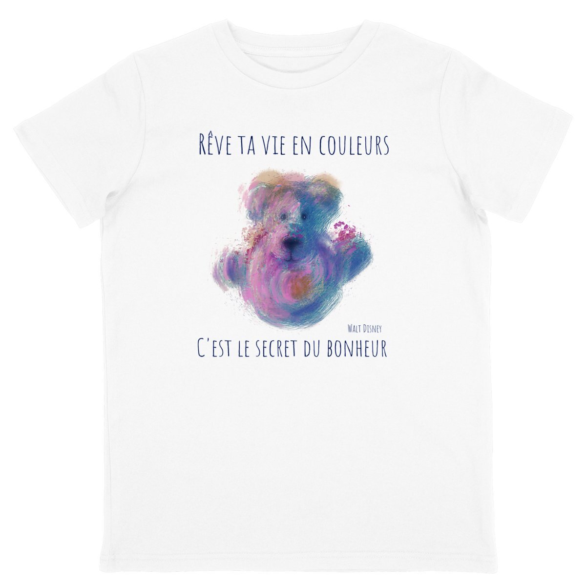 Image back Ours splash : tee-shirt enfant coton conversion bio