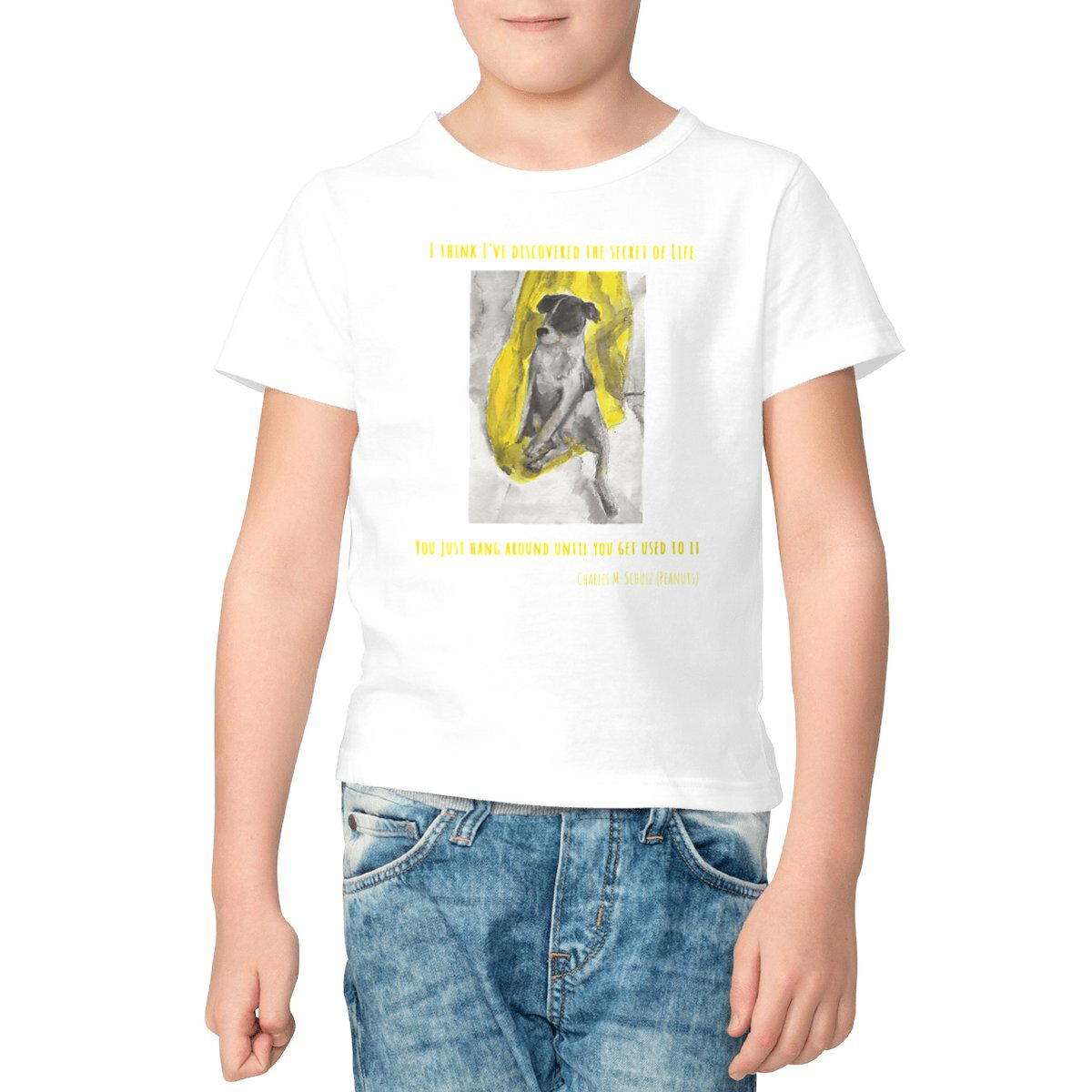 Image front The secret of Life : tee-shirt enfant coton bio  