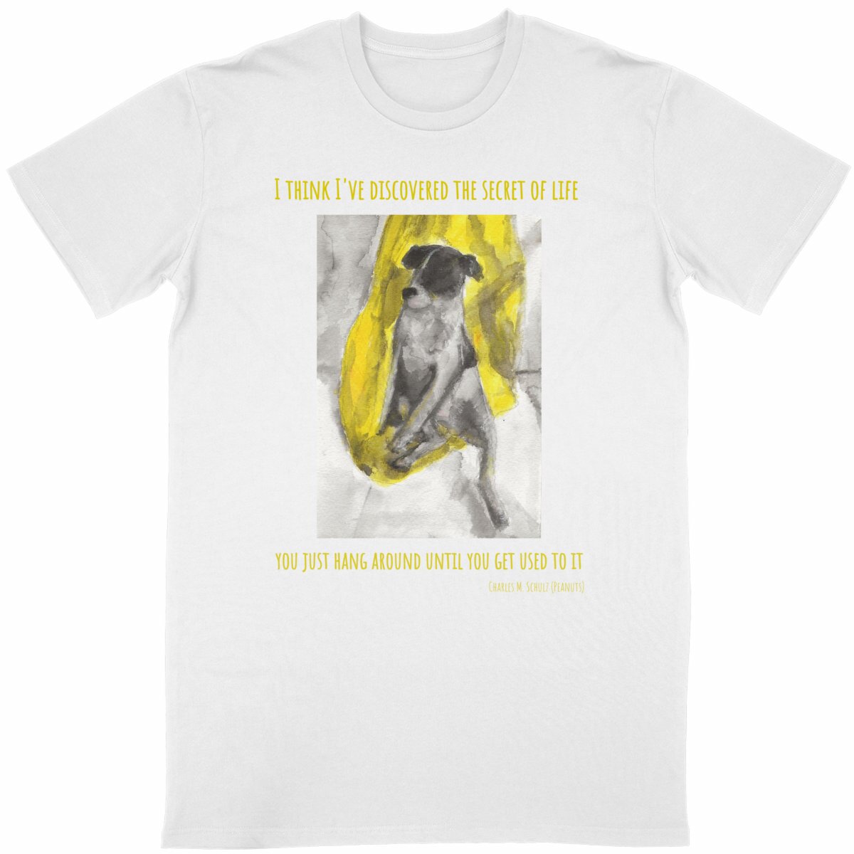 Image front The secret of Life :  T-shirt léger coton bio