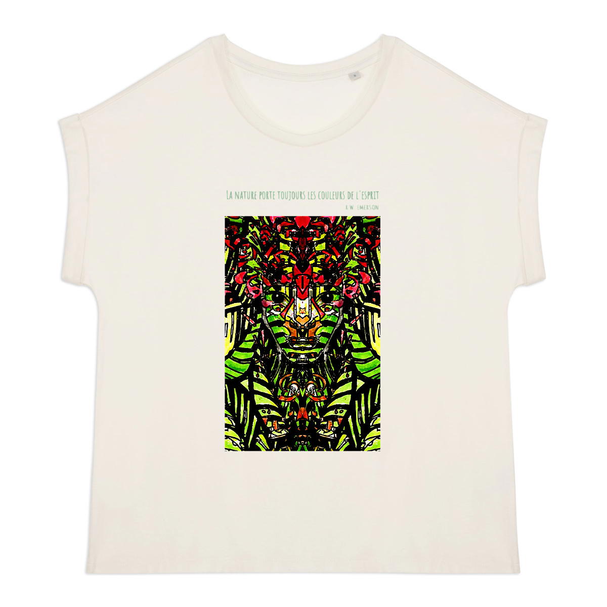 Image back Les couleurs de l’esprit : t-shirt coton bio Label Gots