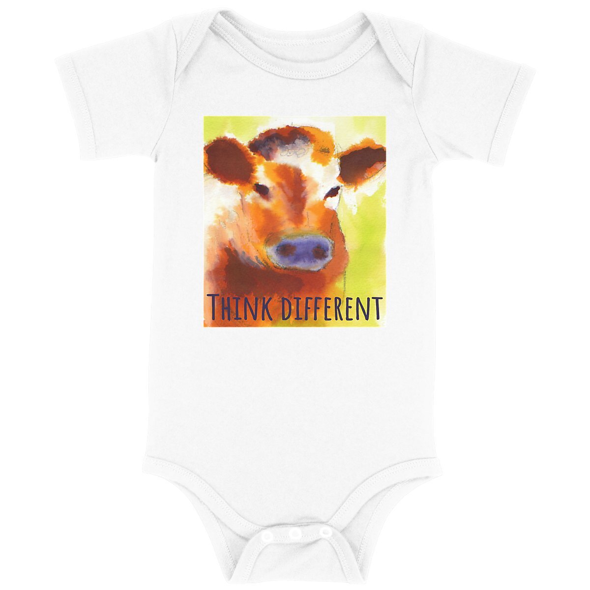 Image back Think different : body bébé 100% coton bio