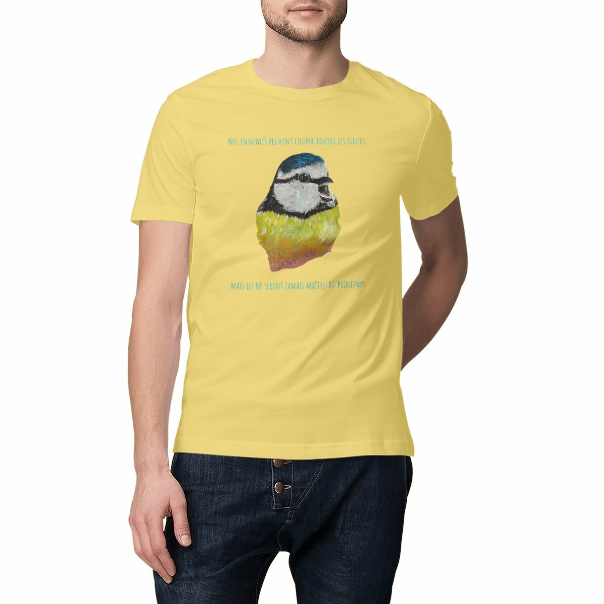 Image front Les maîtres du printemps T-shirt épais coton bio