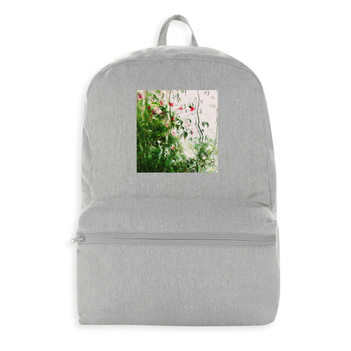 Image front Pluie des matins d'été... : sac à dos coton et polyester recylclés