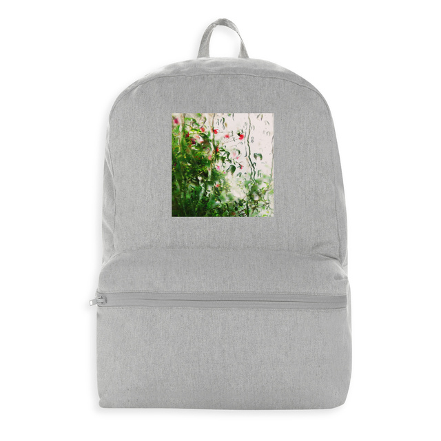Image front Pluie des matins d'été... : sac à dos coton et polyester recylclés